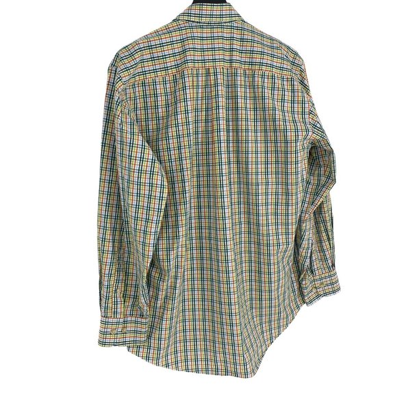 T.HARRIS LONDON Tattersall Plaid Button Down Shirt - Picture 12 of 16